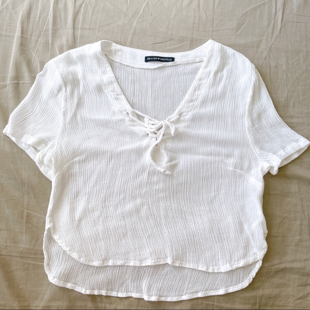 BRANDY MELVILLE💗 Cute white top